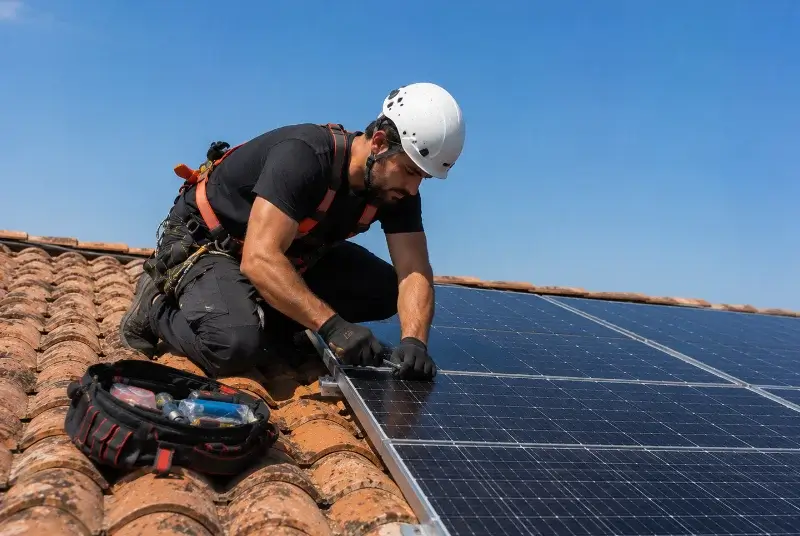 Maintenance et monitoring de panneaux solaires à Argens-Minervois